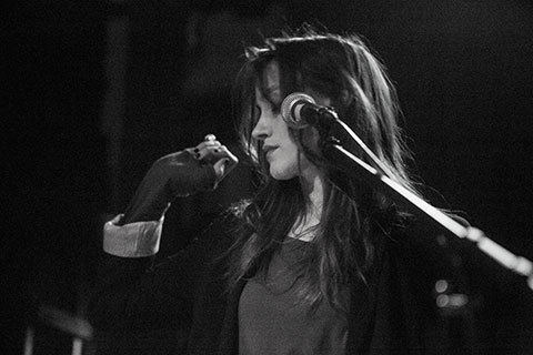 camyya:  Warpaint @ Union Pool, NYC (01.17.14) © Adela Loconte