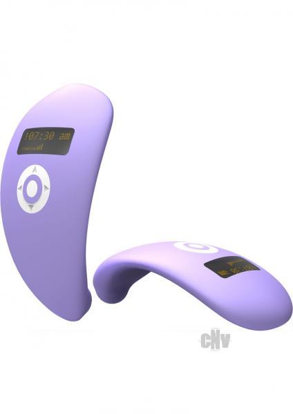 >> Wake-Up Vibe  Have trouble waking up in the morning? Start your day off with a blast of pleasure with the Wake-up Vibe alarm clock vibrator. The rechargeable vibrator slips into your panties and wakes you up at the desired time with gradually