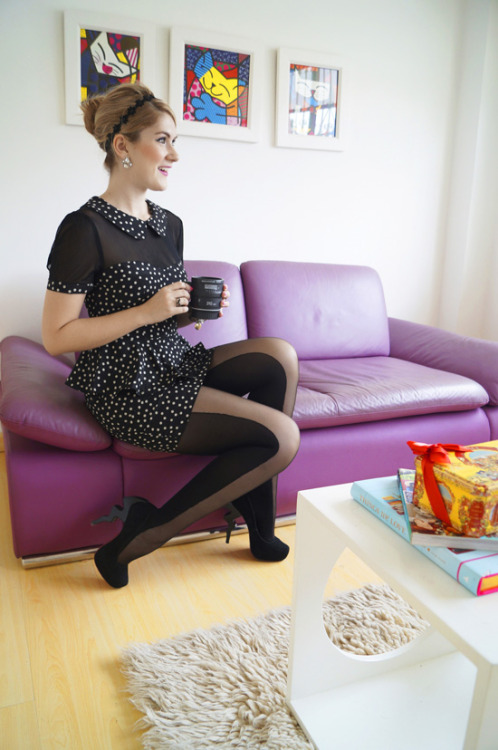 legnylonist: tights-galore:Tights Galore Blog Tights | Fashion | Legwear Love those two tones!