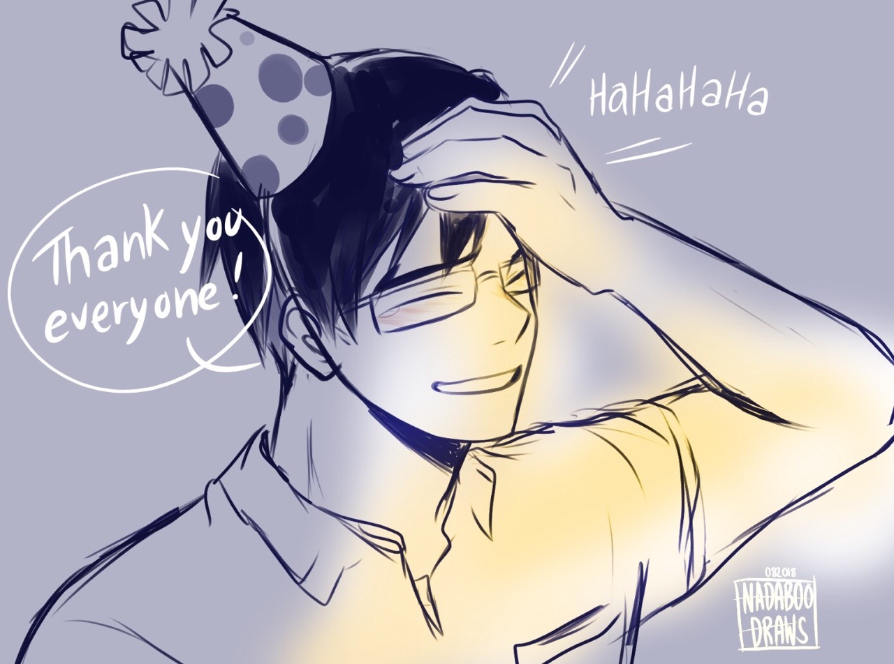 nadaboodraws:  I didn’t get to post this up for my favorite boi but Happy Belated Birthday Iida!!! (08/22)