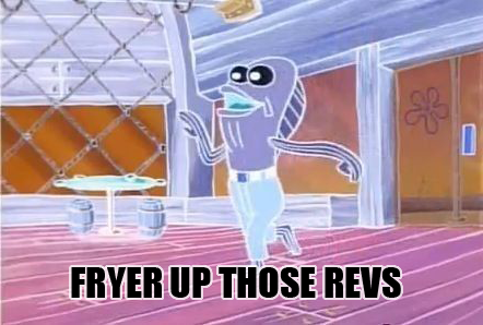 stanley-the-werewolf:fryer up those revs