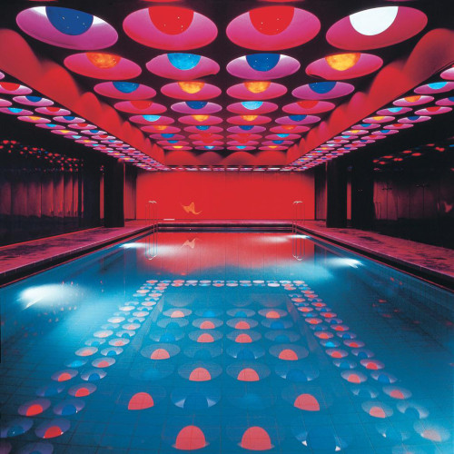 Verner Panton, Verlagshaus Spiegel, Hamburg: Swimming pool for the employees, 1969. ©Panton Design, 