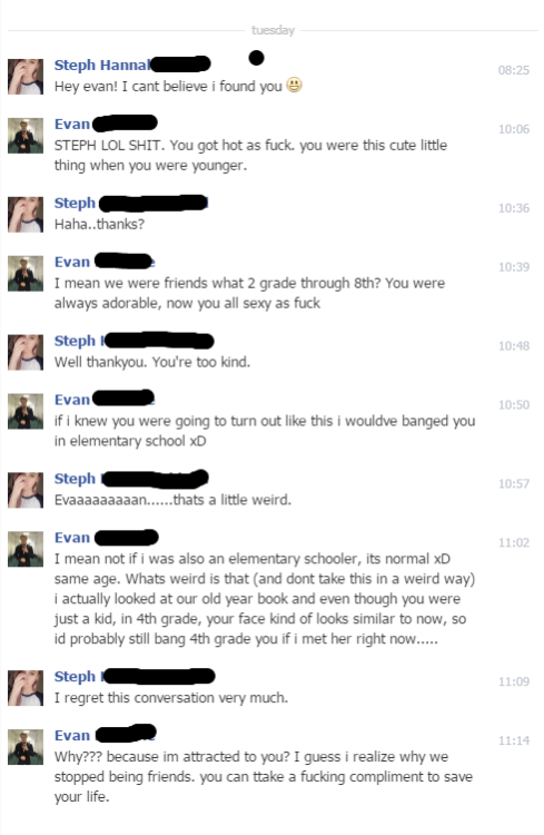 cecaeliawitch: justneckbeardthings: i just said i’d bang you at age 9, why can’t you tak
