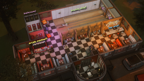 Retro Bowling A Bowling Bar/diner ByDizzyScabiosa