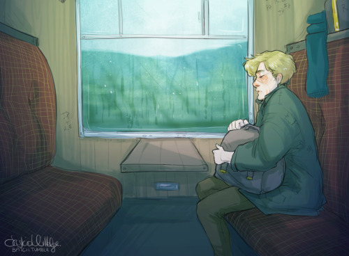 lycanthropuns: batcii:based heavily on this post, two very different trips on the Hogwarts Express&n