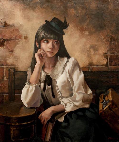 supersonicart:Takahiro Imai.Gorgeous, classically influenced portraits by Japanese artist Takahiro I