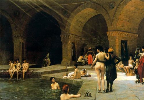 The Large Pool of Bursa, 1885, Jean-Leon Gerome