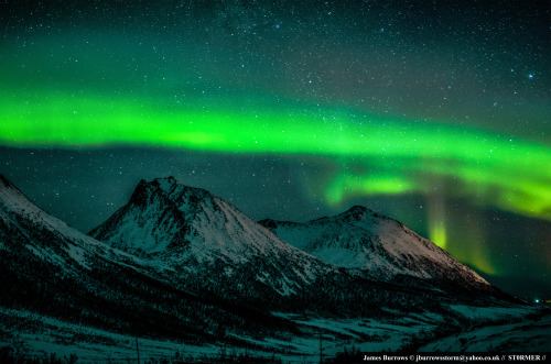 st0rmer:  ‘Northern Lights in Troms, Norway’ - Photographed by James Burrows (St0rmer) /