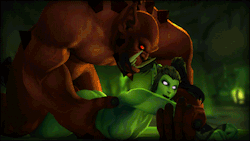 warlordrexx:  Happy Fel Friday!  Garona was amazed to find a red fel orc wandering the halls of Draenor’s Hellfire Citadel during her scout mission, but before she could report back her findings, the demonic brute spotted her through the shadows and