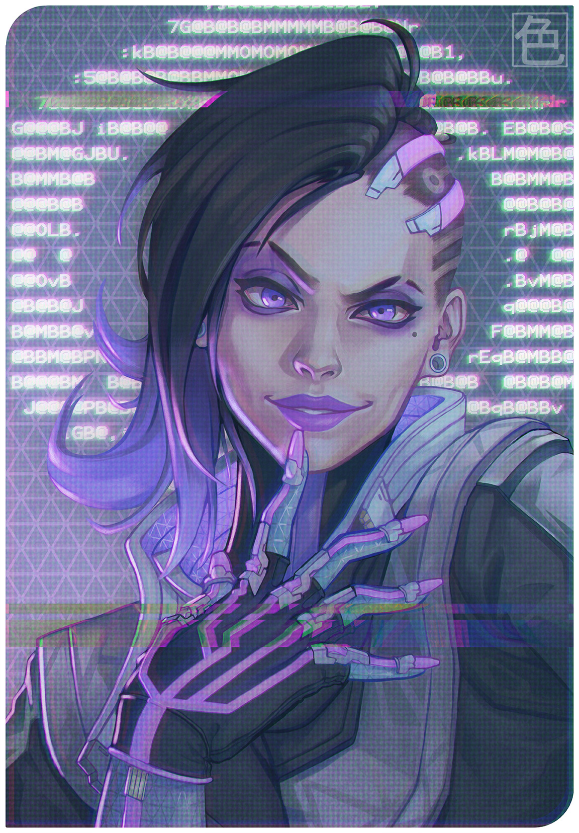 iroiroseigyo:  Sombra! I love her but my aim is so bad so I draw her instead &gt;:3
