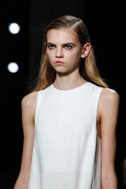 yxen:  molly bair at narciso rodriguez fall/winter