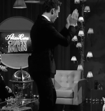 epicurean-world:  didyoufindgayland: hotdudegifs: Tom Hiddleston shaking his moneymaker on Alan Carr’s Chatty Man. hahaha, party!  Hehe ;-p