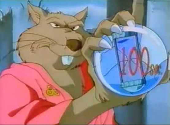 Re-watching one of the two anime oav episodes online when I noticed this. Splinter