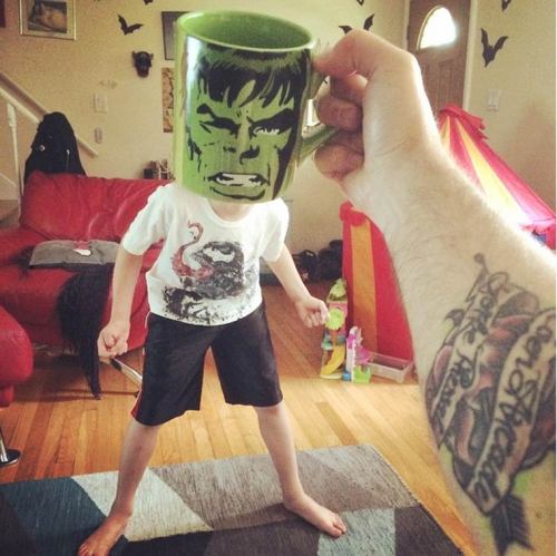 tastefullyoffensive:  Morning Mugshots by Lance Curran (via imgur)Related: Photos Combined by Stephen McMennamy