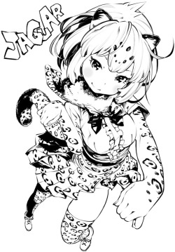 erotibot-art:  fukumasa:Kemono friends JAGUAR&LION