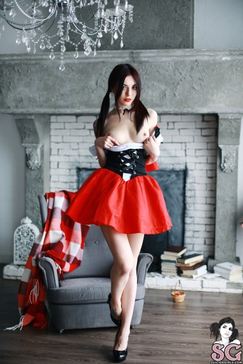 nakedsuicidegirls:  Ariel - The Red Riding Hood’s Story