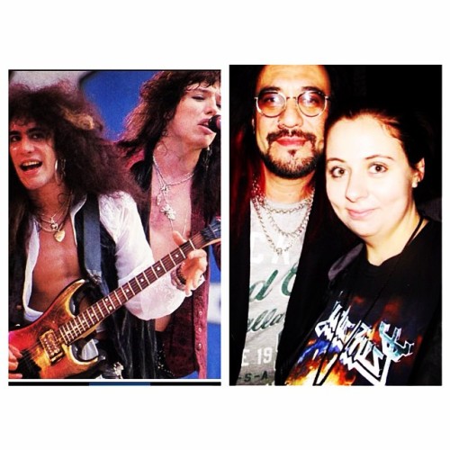 I&rsquo;m still in shock I met Jeff Labar of Cinderella :) he was at a bar after the steel panther g