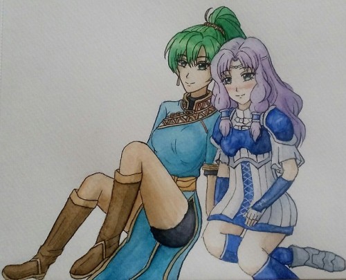 lakcherkgk:This was going so well until my paper decided be nasty while I was painting Florina’s out