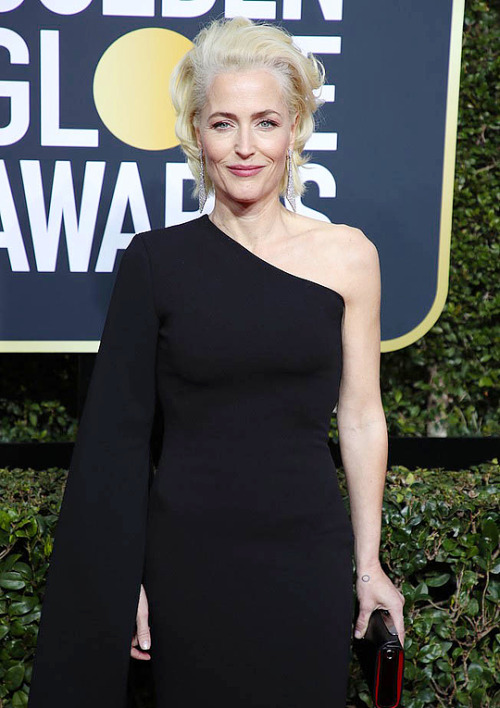 qilliananderson: Gillian Anderson attends The 75th Annual Golden Globe Awards at The Beverly Hilton 