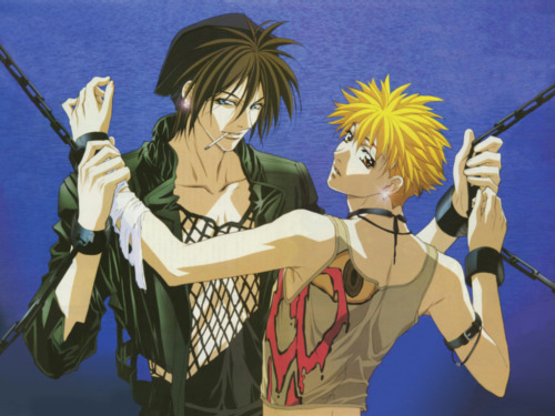 retrolizard:  If we could just take a moment and appreciate that Get Backers had the absolute gayest official art of any series that canonically contains no gay whatsoever 