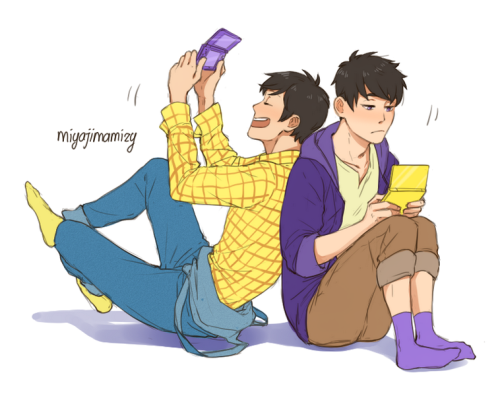 miyajimamizy:  Doodled my favourite Matsus 