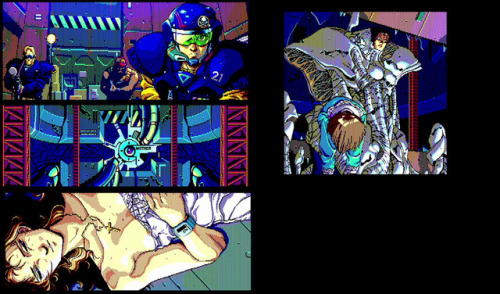 videogamesdensetsu: J·E·S·U·S II / ジーザスII (PC-8801 - Enix - 1991)Artists:The credits are not very clear (”artwork” is sometimes used for in-game illustrations) but it seems that  Shintarō Majima  was the main graphic designer. Shintarō