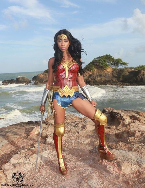 cosplayandgeekstuff: Panterona Cosplay (Trinidad and Tobago) as Wonder Woman. Photos by: GK Stu