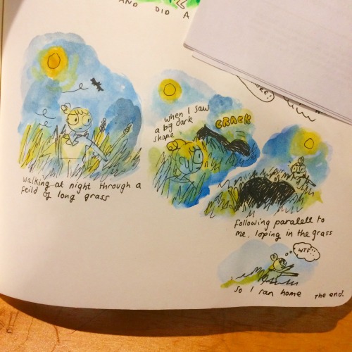 sketchbook comics from a hot day and hot night