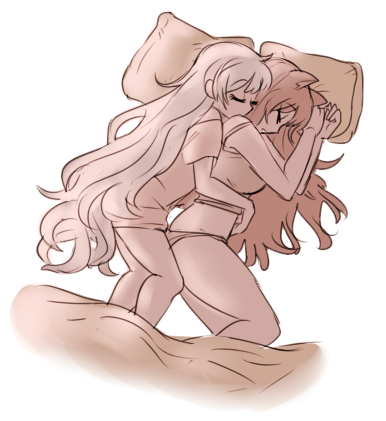 dashingicecream:  early morning snoozing. it got gross sweaty so the sheets were kicked off(weiss is the jetpack pft)