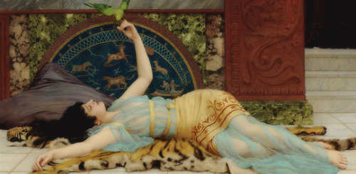 vintagegal:John William Godward (August 9th, 1861 – December 13th, 1922)An English painter from the 