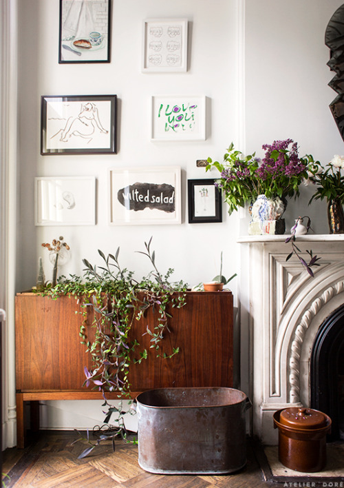 gravityhome - Brooklyn home of Julia Sherman | photos via...