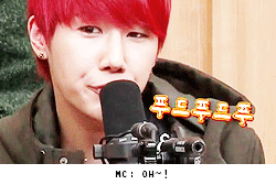 jnster:  Sunggyu’s rice cooker sound is berri good! 
