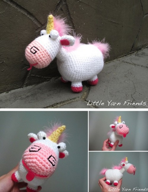 DIY Despicable Me Crochet Character Patterns from Little Yarn Friends. You can follow Little Yarn Fr