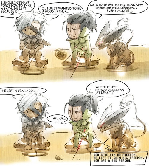 It is an anecdote in connection with this comic strip.(Raiden would be more upset if he could see wh
