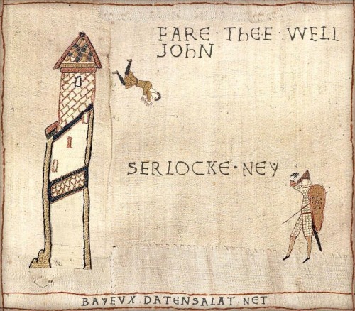 So I Was Bored And Made A Compilation Of Best Sherlock & Bayeux Tapestry Pics