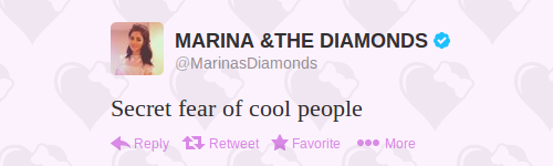 overwhelmedbyfeels:  Still talking about Marina. (&frac34;) 