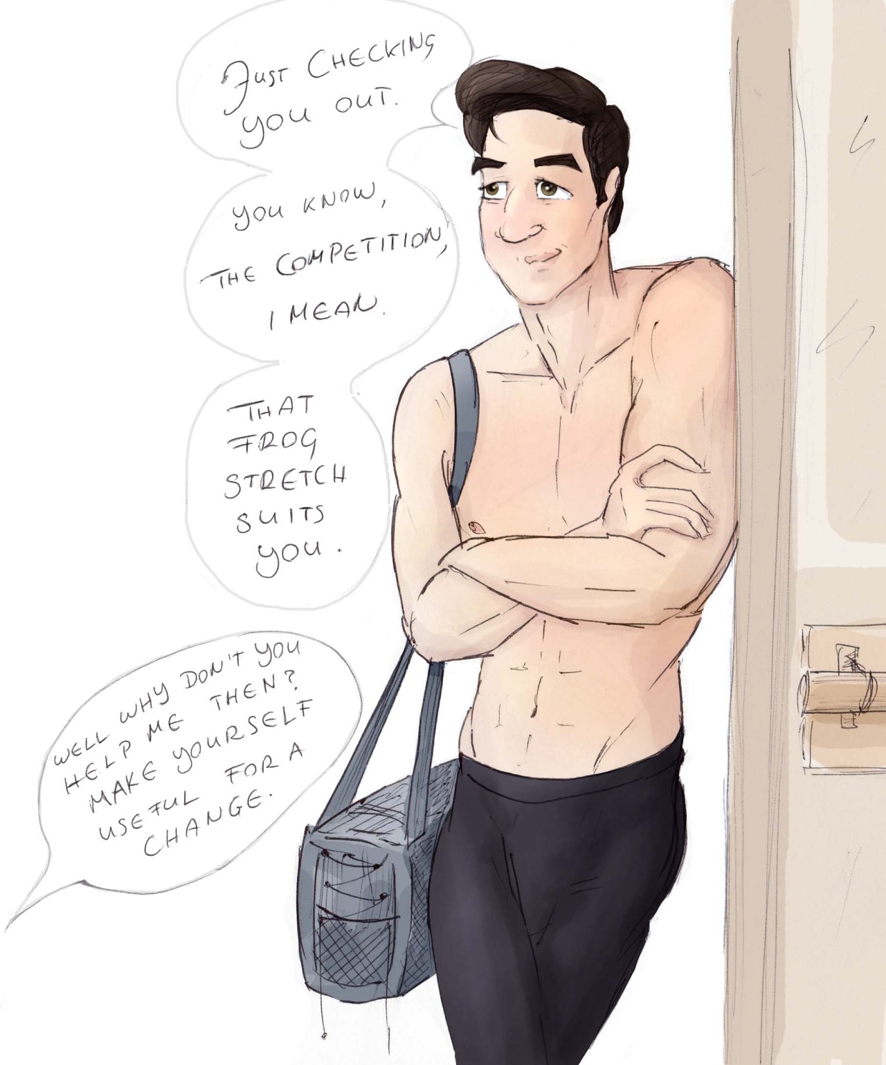 tacogrande:  animateglee:  I heard ballet Klaine and couldn’t not.  SO NICE TO