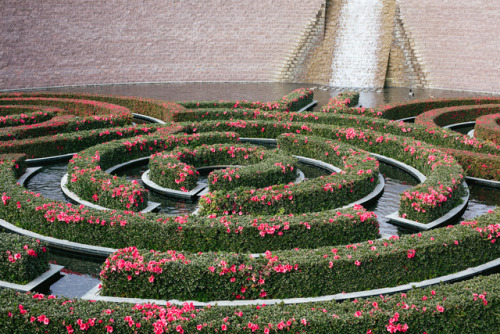 This water feature through the gardens at the Getty was one of my favorite parts of L.A.The Getty, L