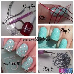 ssocialfabric:  nails,chanel,DIY,lovely on