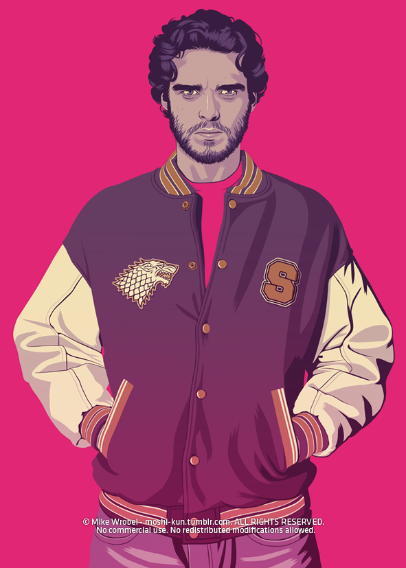 bad-orc:  GAME OF THRONES 80/90s ERA -Series#3incredible graphic series by Mike Wrobelwww.moshi-kun.tumblr.com/