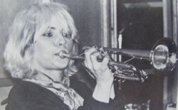 milestrumpet1:Debbie Harry on trumpet.