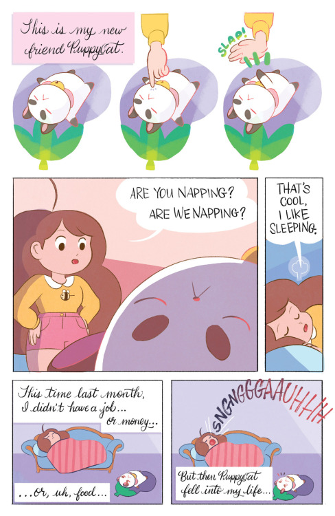 comixology:  Fans of awesomeness, rejoice! Bee & Puppycat #1 by Natasha Allegri (natzillaaa), the brains behind Fionna & Cake is on sale today! Read it here!