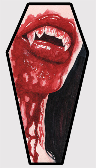 strangelyrose:Vampire prompt for Mabsdrawlloween Club InstagramEtsy