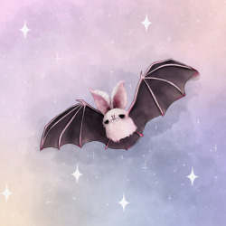 artagainstsociety:    ✞ Bat ✞by Lili Um   