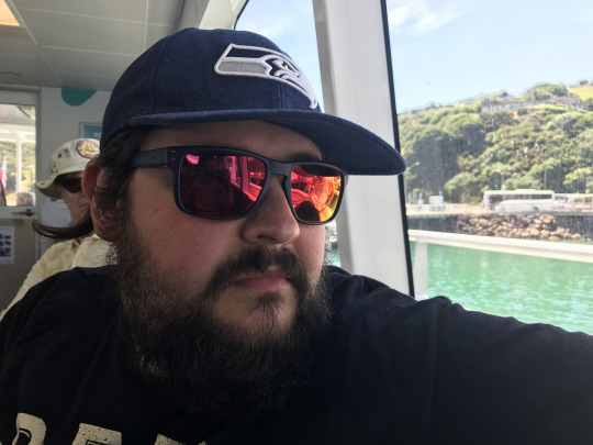 i'm on a boat.