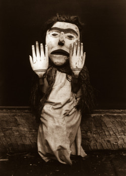 curiousmiscellanies: A Kwakiutl person dressed