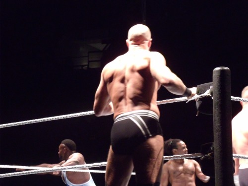 thenighttimemusings:  If you’d ever love a zoomed in close-up of Cesaro’s back, here you go.