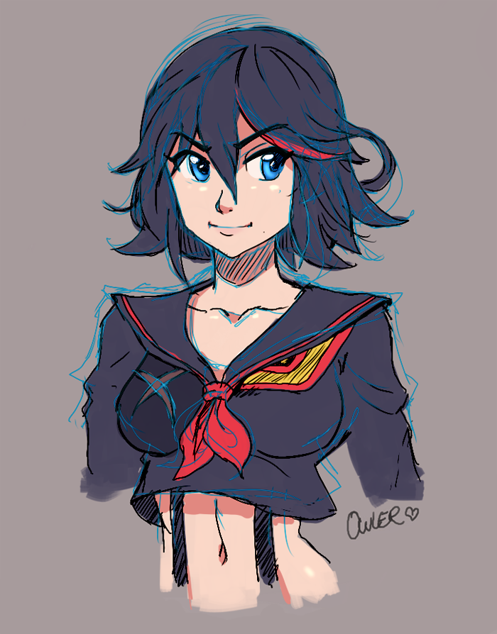 Satsuki and Ryuko sketches