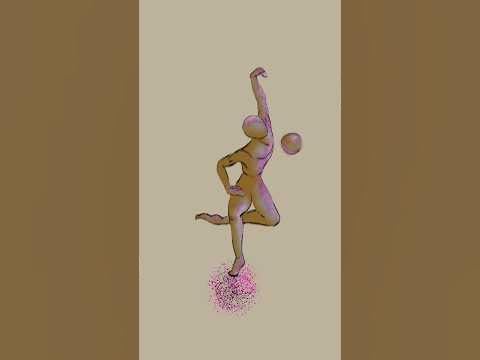 Figure Drawing Dynamic Pose with a Ball