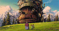  All Time Favorite Movies: Howl’s Moving Castle (2004) dir. Hayao Miyazaki “Sorry, I’ve had enough of running away, Sophie. Now I’ve got something I want to protect. It’s you.”   Hermoso!